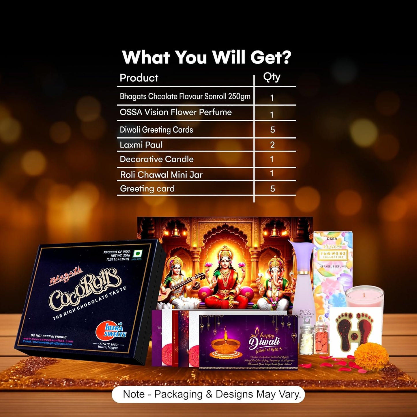 Diwali Gift Hamper | 7 Festive Delights with Chocolates & Candles