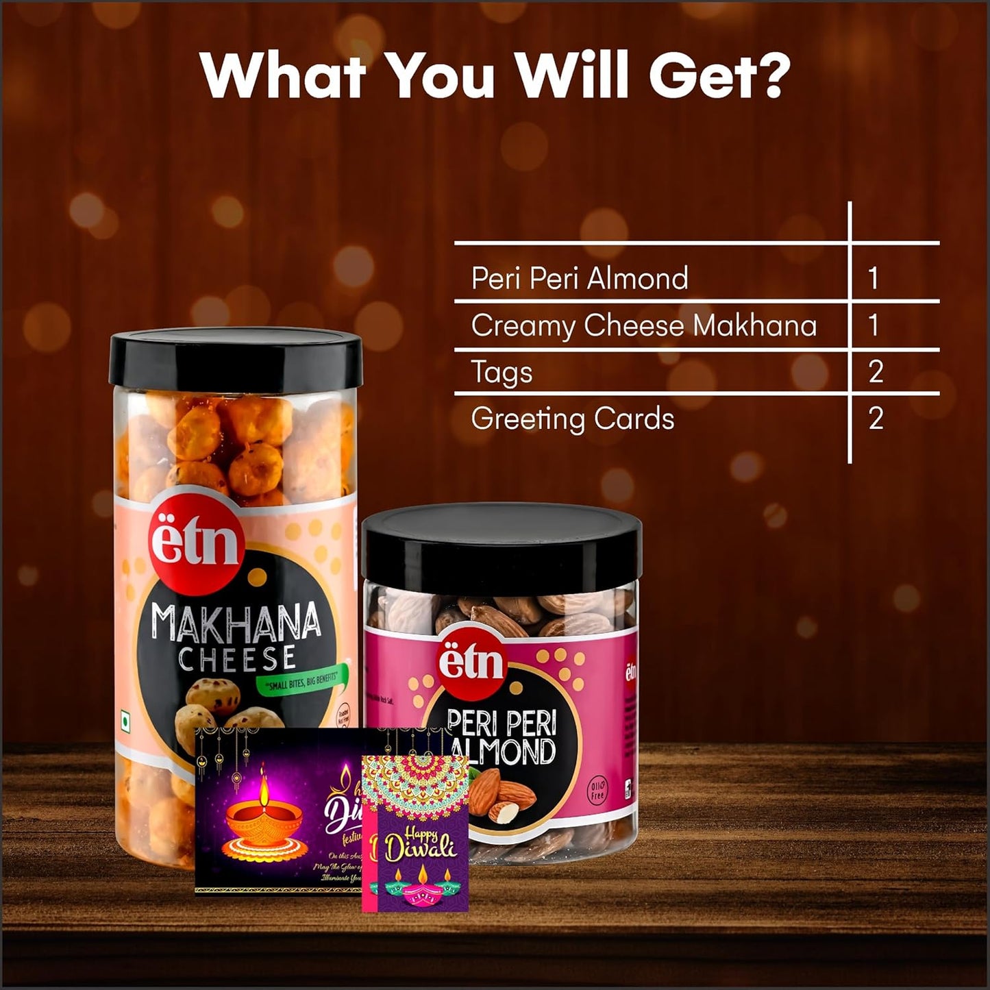 Diwali Dry Fruit Hamper with Almond & Makhana – Sehat Ka Uphaar