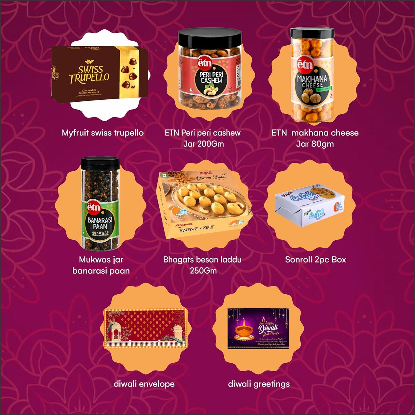 Diwali Premium Sweets Hamper with 8 Delights