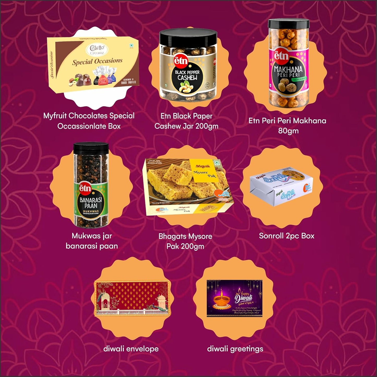 Diwali Special Sweet Hamper – 16 Delightful Treats
