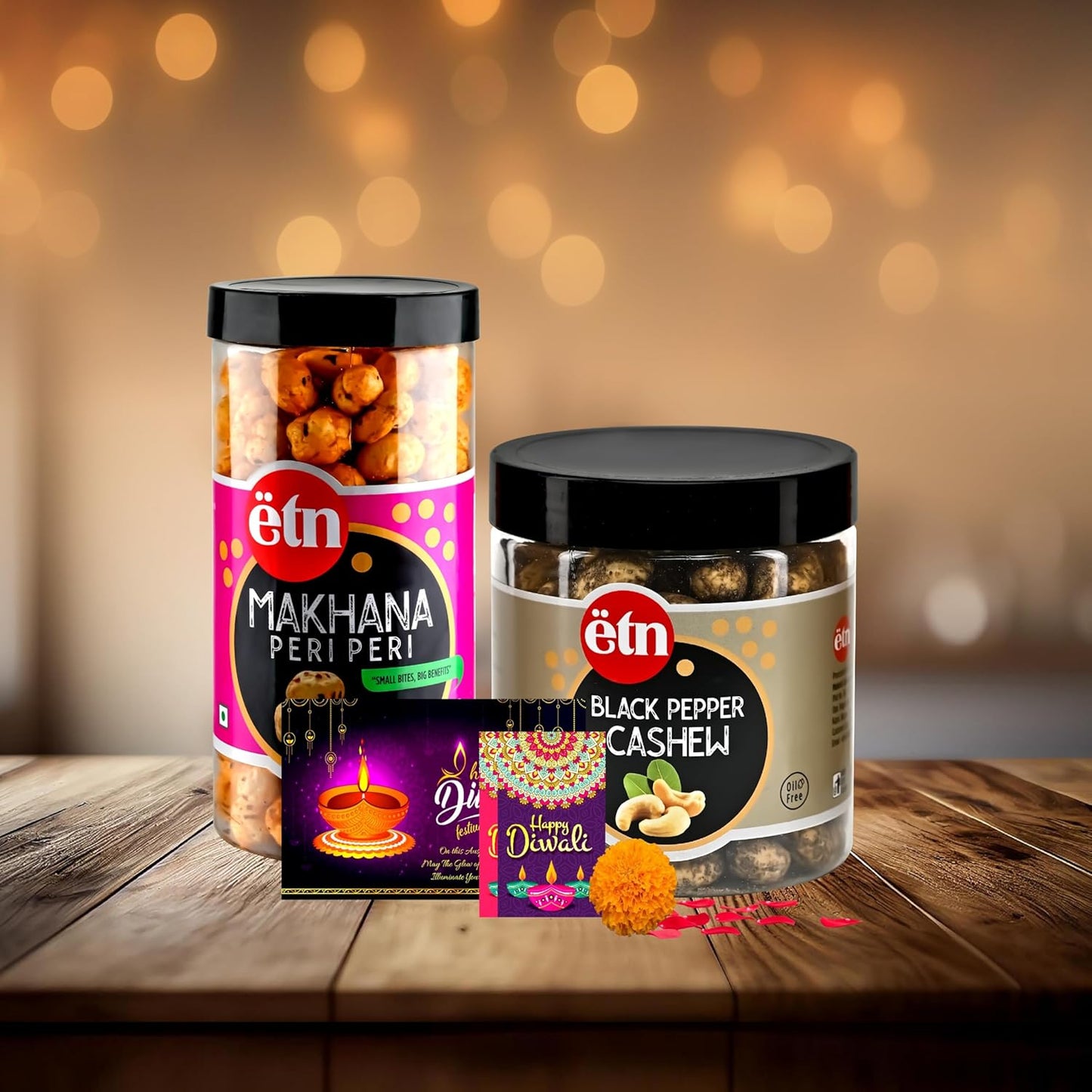 Diwali Dry Fruit Hamper with Cashew & Makhana – ETN Gourmet Glow