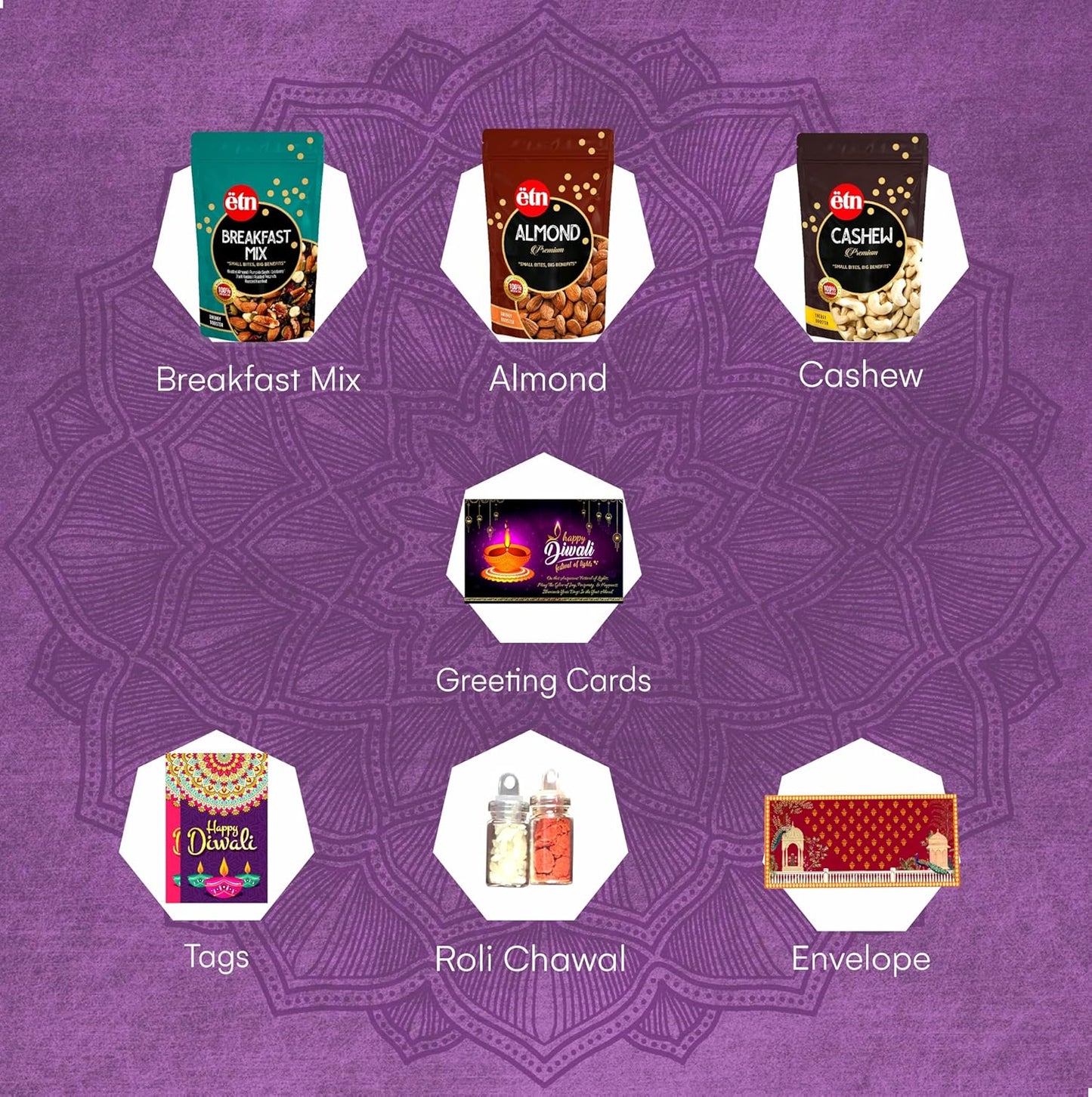 Diwali Dry Fruit Hamper – Dry Fruit Dhamaka Gift Box (10 Items)