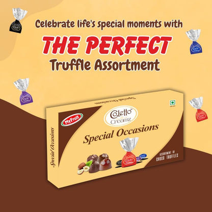 Diwali Sweets Hamper with Truffles & Greeting Cards