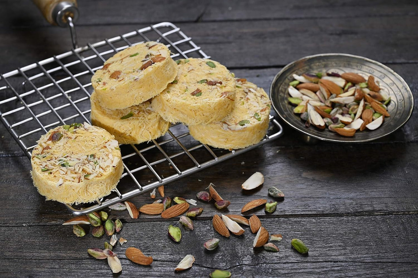 Diwali Sweets Gift Box with Soan Rolls & Cards