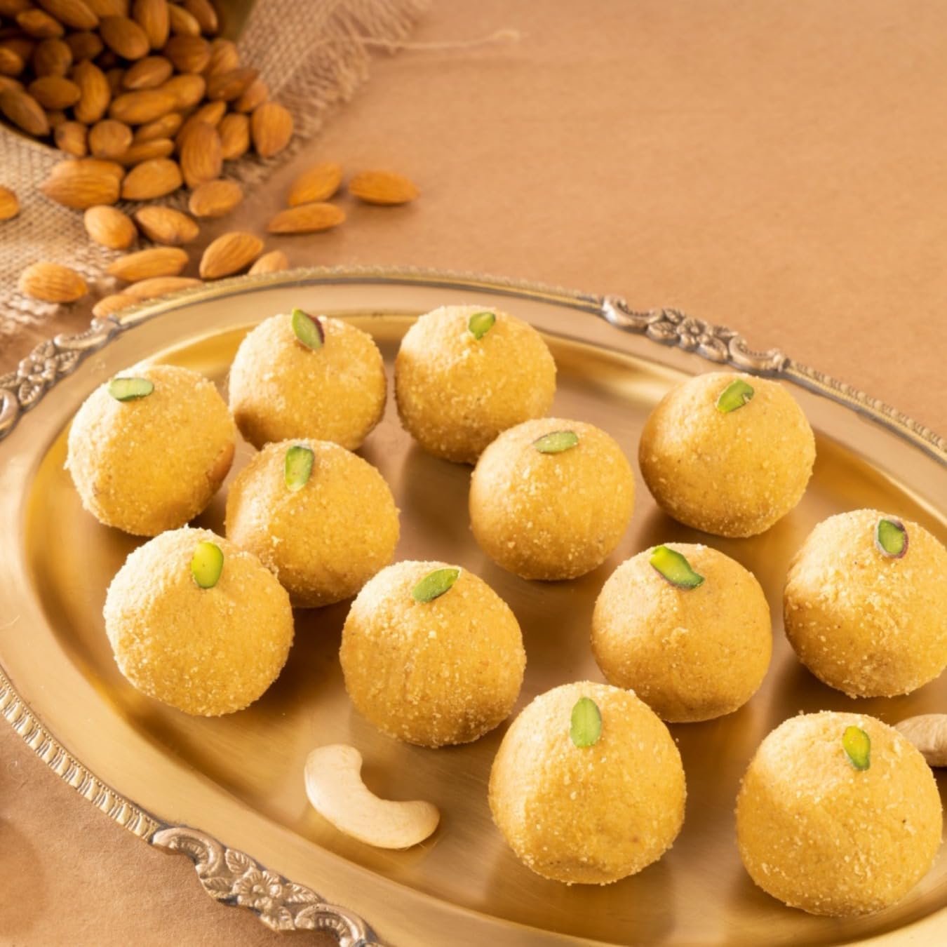 Diwali Sweets Hamper with Besan Laddoo & Cards