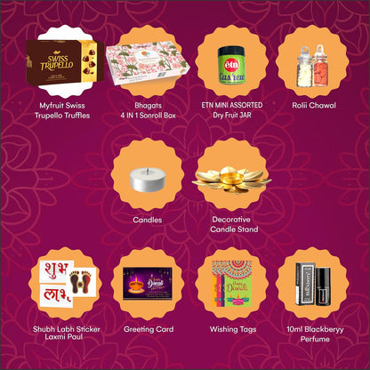 Diwali Gift Hamper | 10 Festive Decoration Items