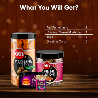 Diwali Dry Fruit Hamper with Almond & Makhana – Sehat Ka Uphaar