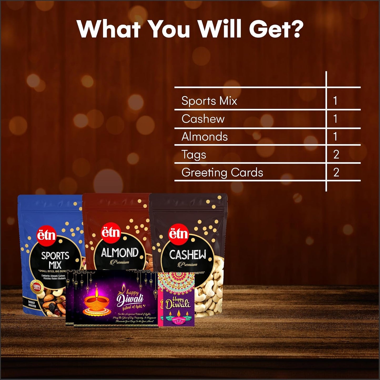 Diwali Dry Fruit Hamper – Celebration with Nutrition Gift Box (5 Items)