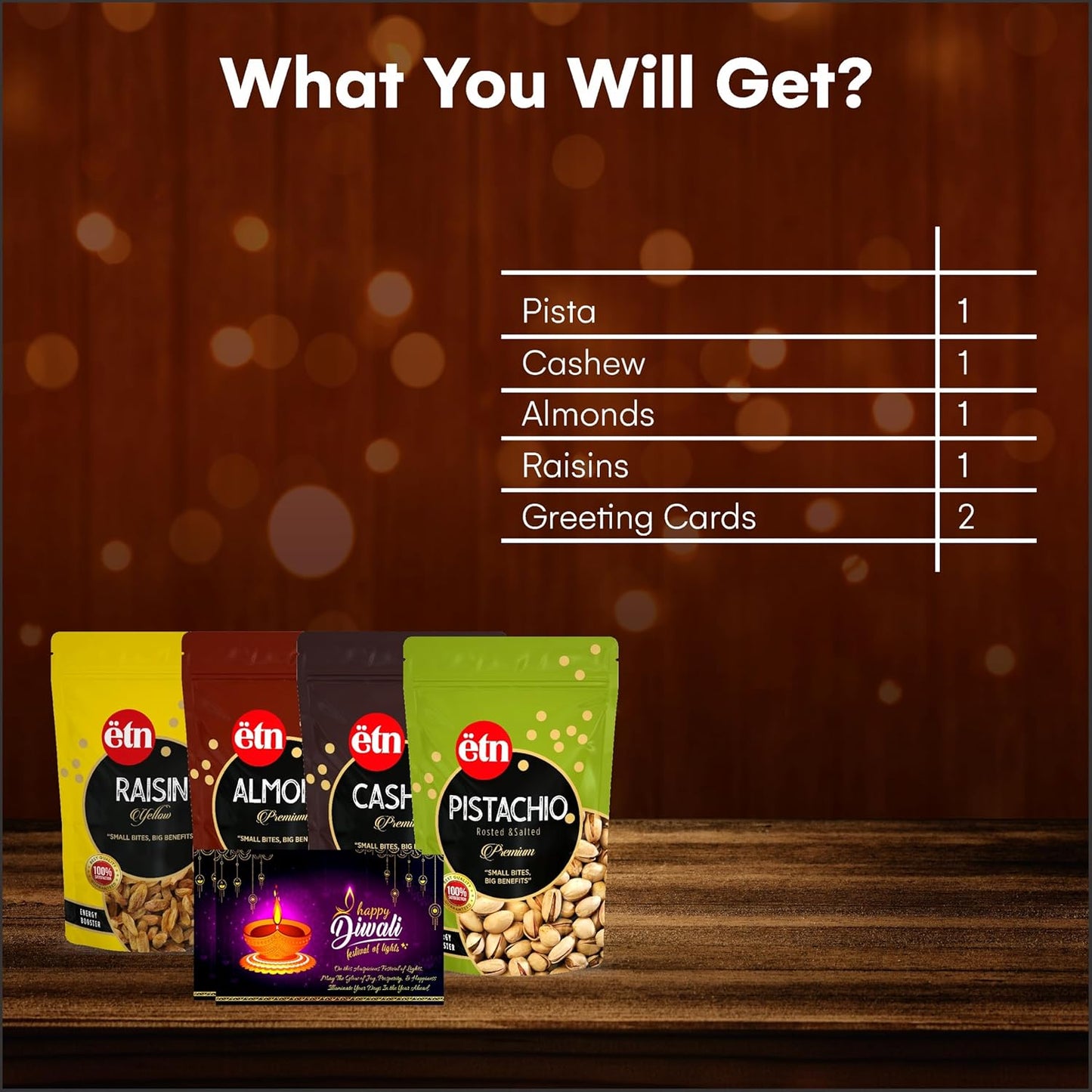Diwali Dry Fruit Hamper – Ghar Ki Mithaas Gift Box (5 Items)