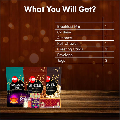 Diwali Dry Fruit Hamper – Dry Fruit Dhamaka Gift Box (10 Items)