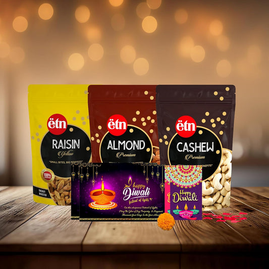 Diwali Dry Fruit Hamper – Health & Heritage Gift Box (5 Items)