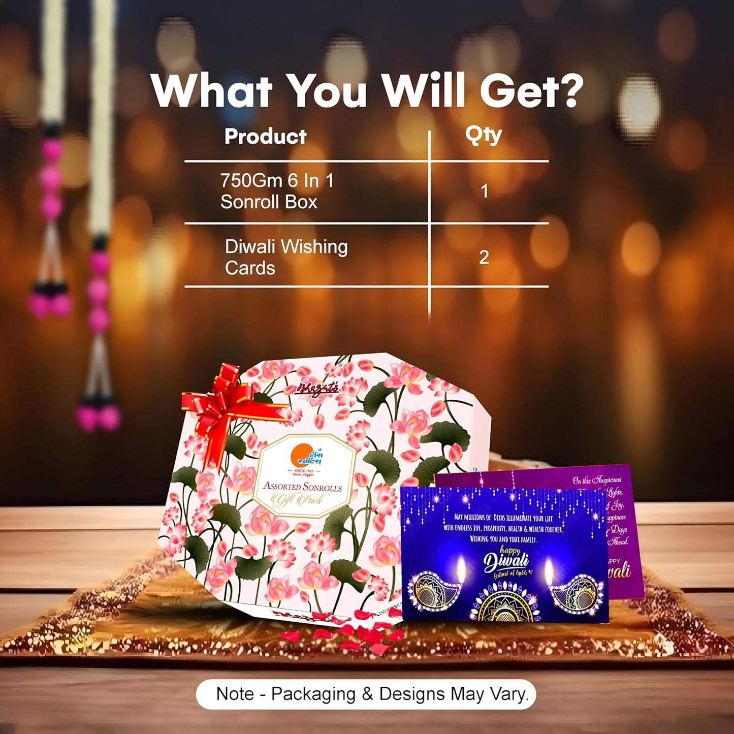Bhagat’s Heera Sweets Mysore Pak Gift Box with Cards