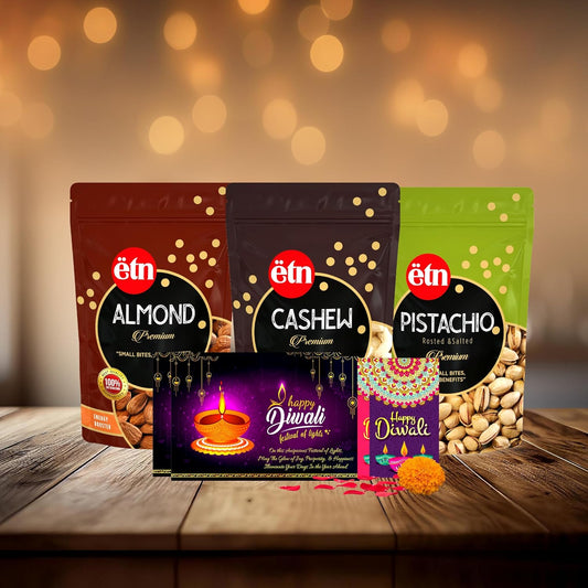 Diwali Dry Fruit Hamper – Nourish & Celebrate Gift Box (5 Items)