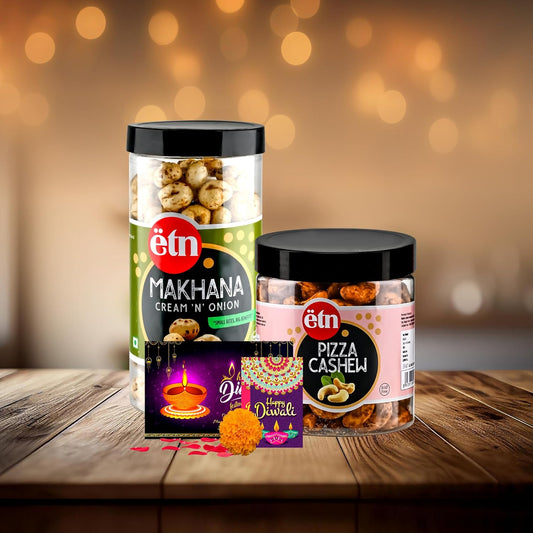 Diwali Dry Fruit Hamper with Cashew & Makhana – Aastha aur Aahar