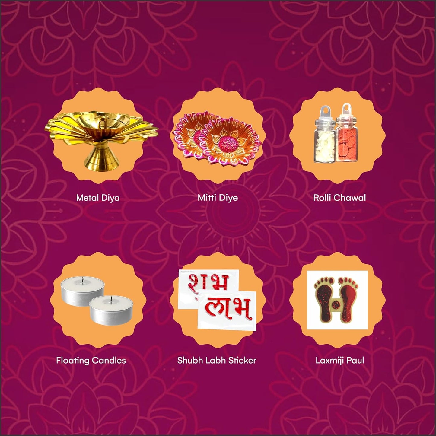 Diwali Special Pooja & Decoration Hamper – 6 Festive Essentials