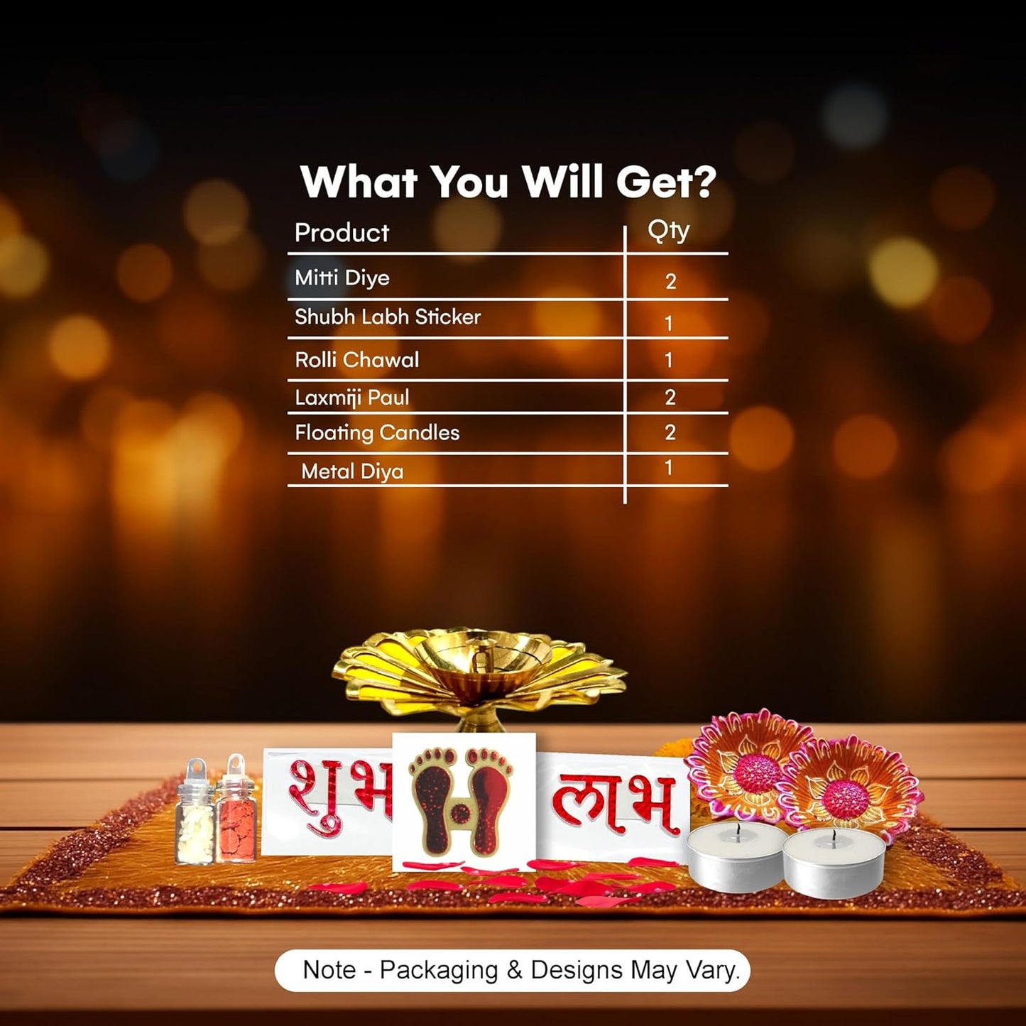 Diwali Special Pooja & Decoration Hamper – 6 Festive Essentials