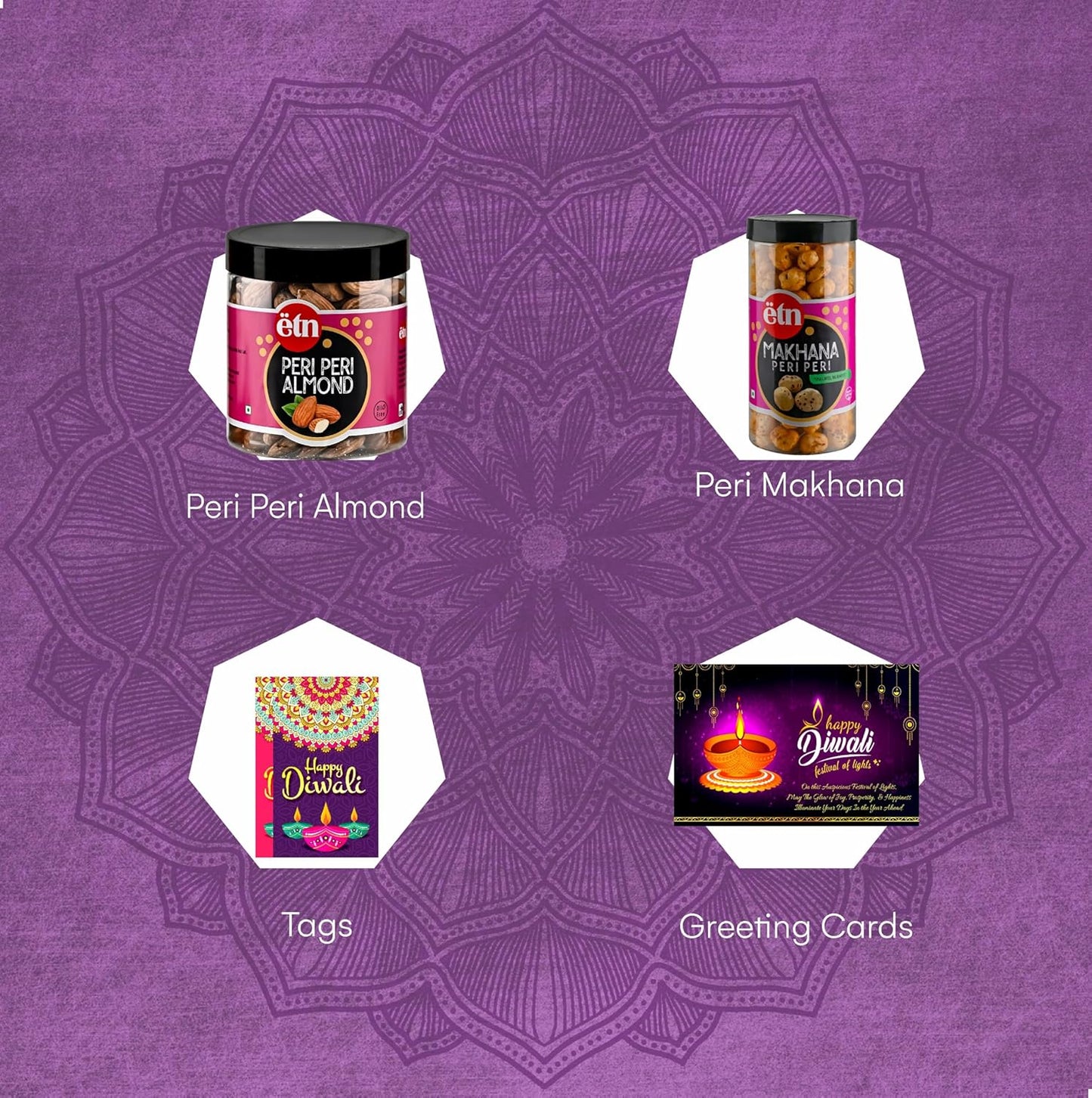 Diwali Dry Fruit Hamper – Pratha Hamper Gift Box (4 Items)