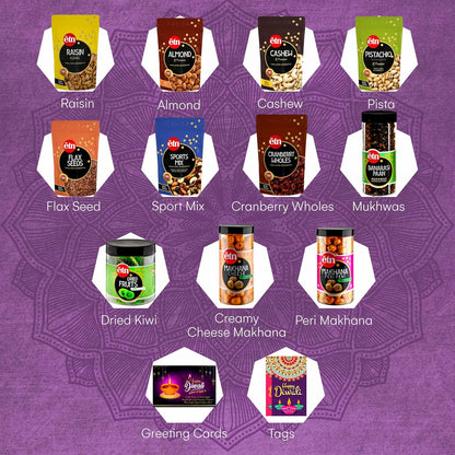 Diwali Dry Fruit Hamper – Legacy of Dry Fruits Gift Box (13 Items)