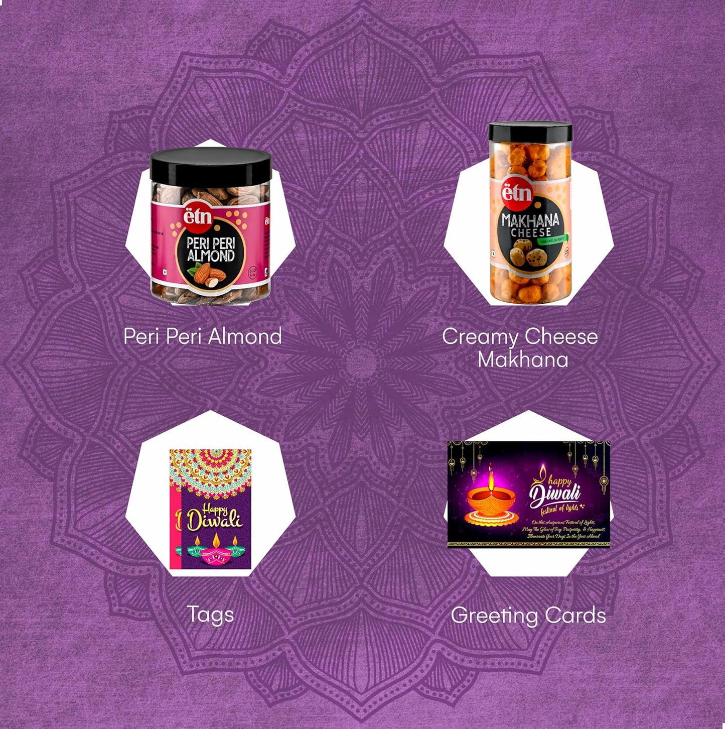 Diwali Dry Fruit Hamper with Almond & Makhana – Sehat Ka Uphaar