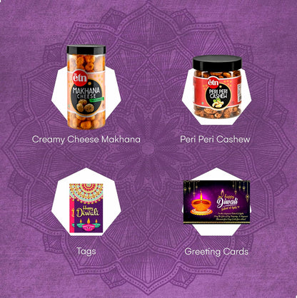 Diwali Dry Fruit Hamper with Cashew & Makhana – Shubh Arpan