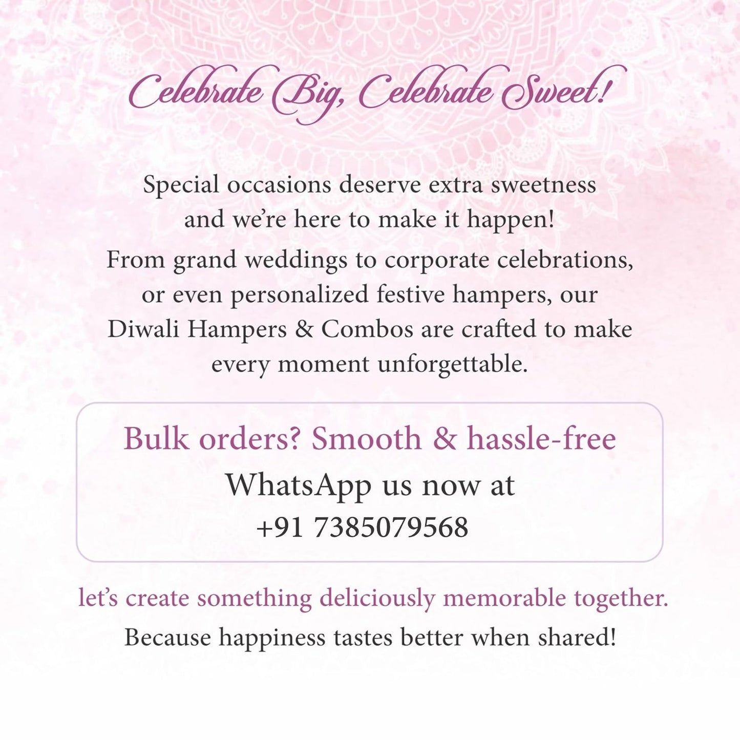 Diwali Gift Hamper – Chocolates & Candles