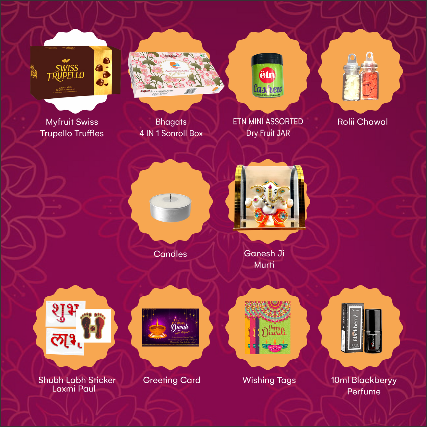 Diwali Gift Hamper | 10 Festive Decoration Items